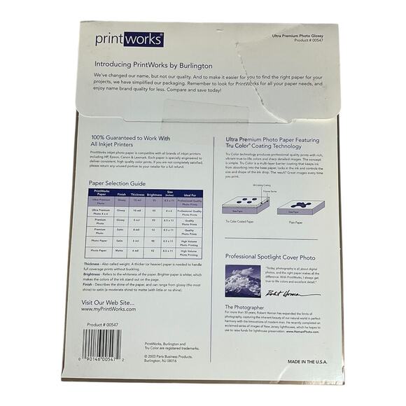 Burlington Printworks Premium Greeting Cards 25 Cards 1/4 Fold Photo Matte - Picture 3 of 4